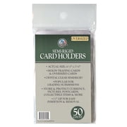 OVERSIZED Semi-Rigid Card Holders Save & Protect PSA SGC Grading NEW - 50 Count