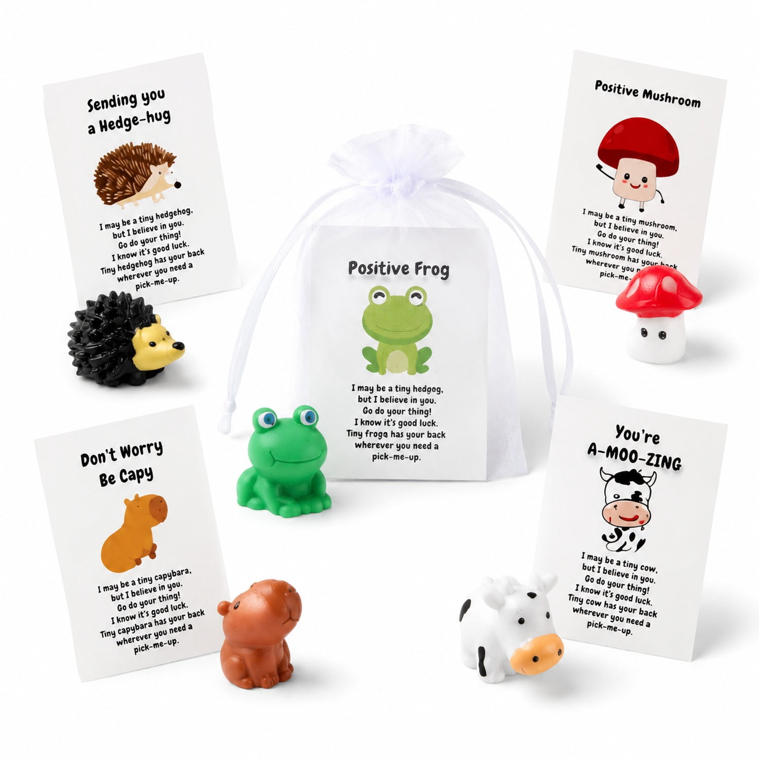 50 Set of 150 Pcs Bulk Coworker Gifts, Funny Animal Pun Resin Figures ...