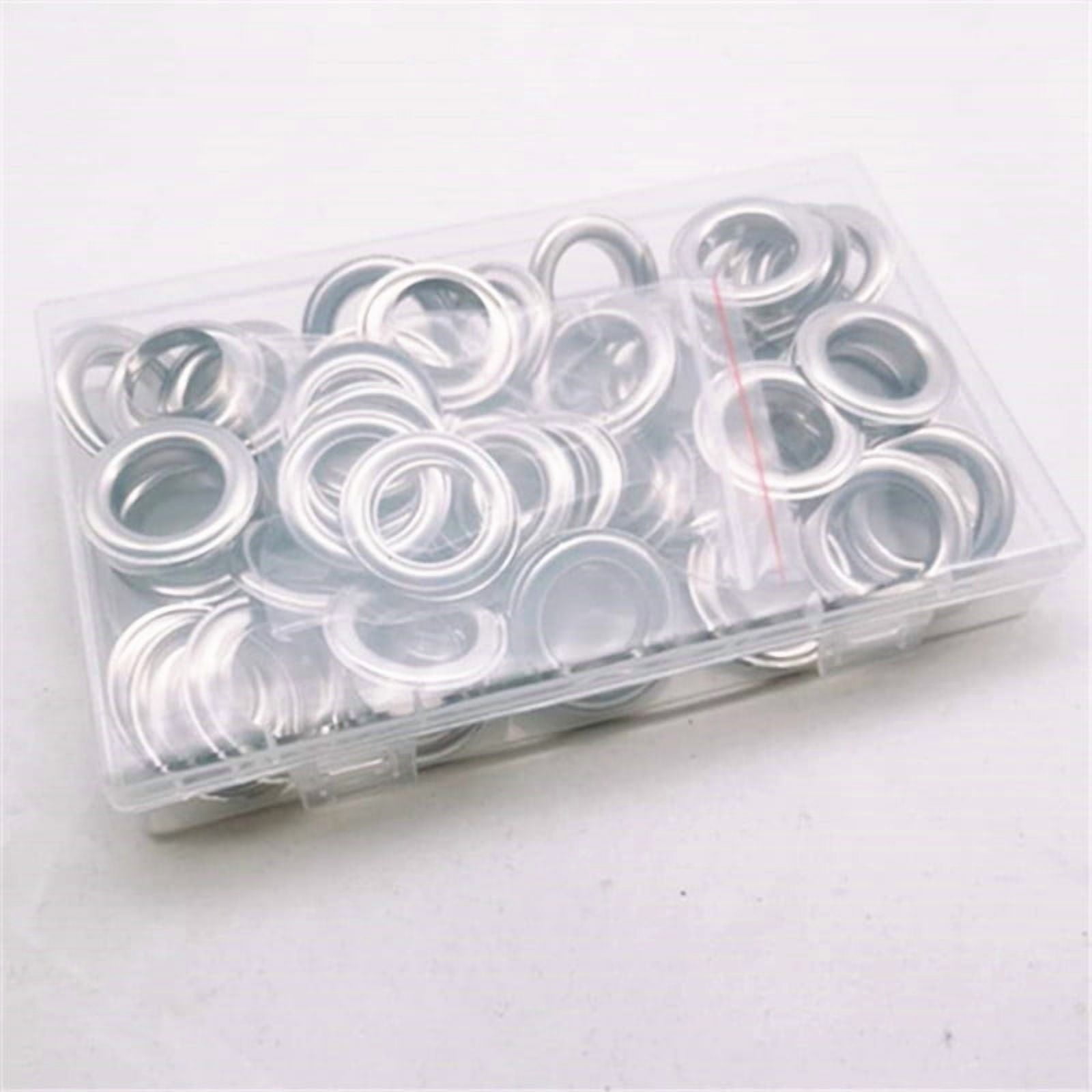 50 Sets 20mm silvery Thickened Grommets Eyelets Assortment Kit,for DIY Leather Clothing Shoe Bags Crafts