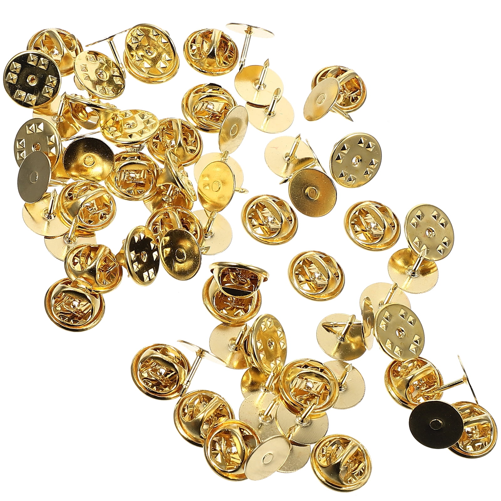 50 Sets Butterfly Needle Pin Backing for Craft Making Pin Backs Locking