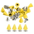 thumbnail image 1 of 50 Sets Cone Spikes Studs 7x10mm Studs and Spike Screw Back Rivet Yellow, 1 of 5