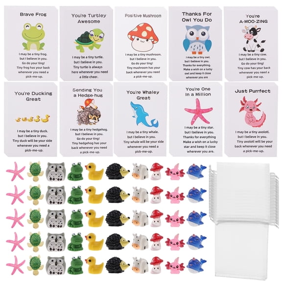 50 Sets Resin Paper Note Card Matrix Professional Documentationcolor)