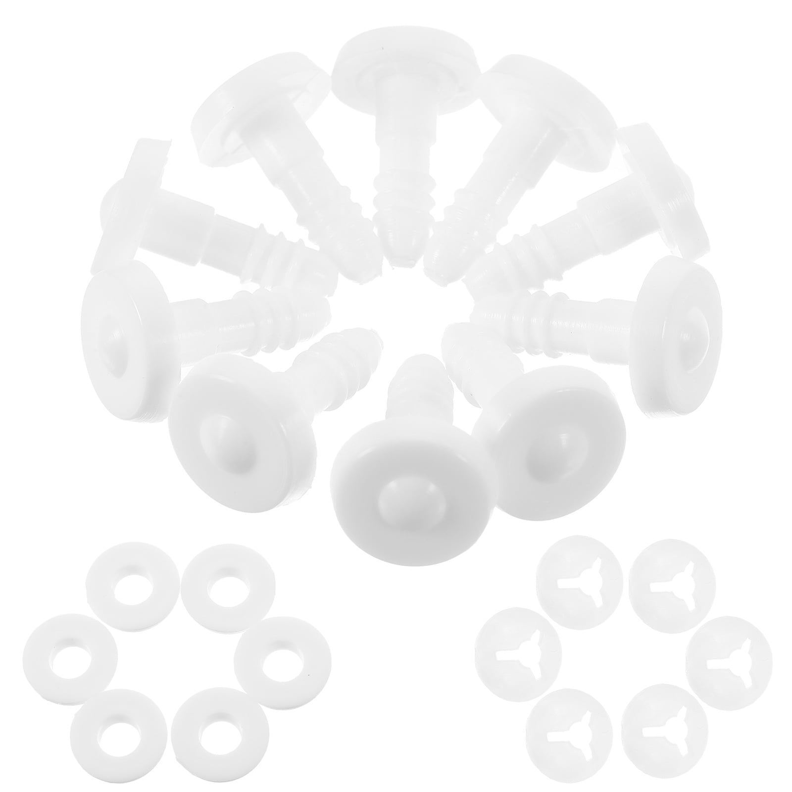 50 Sets Toy Joint Accessories Rotatable Plastic Joints Doll Making