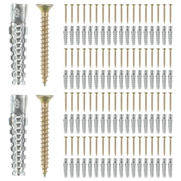 GeeFix Heavy Duty Cavity Wall Anchors Drywall Plasterboard 4 Pack UK Made