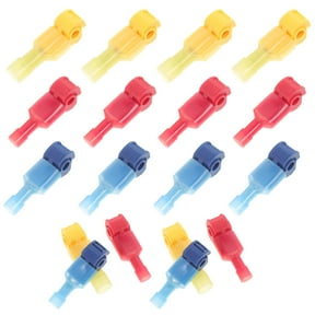 50 Sets Wire Terminal Kit Tap Connector The and Cable Connectors Splice for Wiring