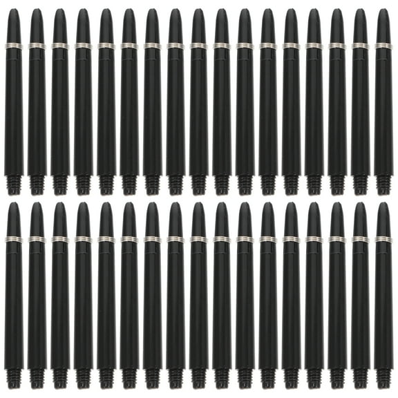WRISTBIQUE 50 Sets of Professional Dart Shafts Black Nylon Thread Rods for Competitions