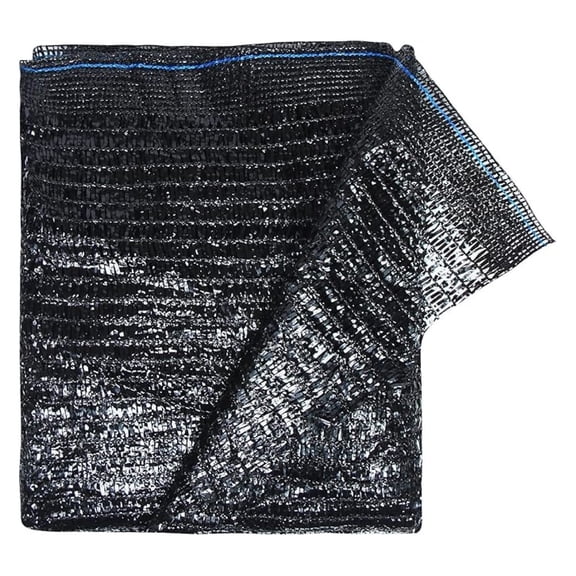 50% Shade Cloth 6.5x16.5FT, Black Sun Shade Net for Plants, Garden, Greenhouse, Patio, Chicken Coop – UV Protection & Breathable HDPE Fabric
