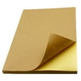 50 Sheet A4 Brown Kraft Sticker Paper Sheet Self Adhesive Label Inkjet