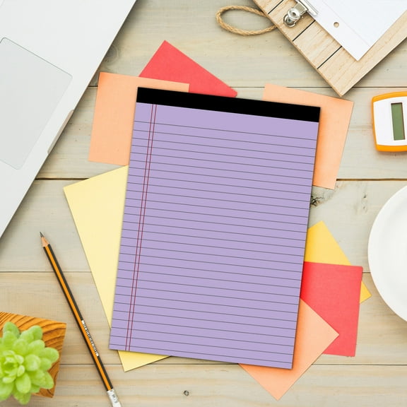 50-Sheet A4 Tear-Off Notepad - Bleed-Resistance Paper for Smooth Writing, Portable Memo Pad with Perforated Pages, Planner Notepad for Office