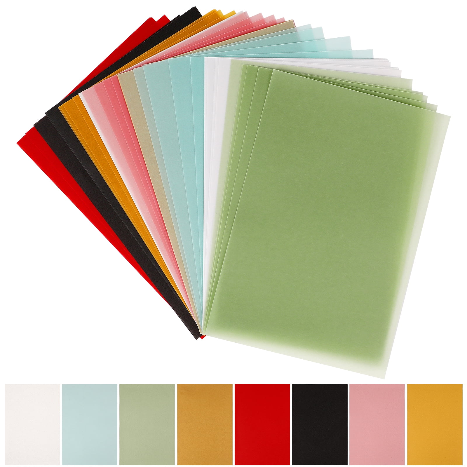 50 Sheet Colorful Vegetable Parchment Colorful Tracing Paper Transfer