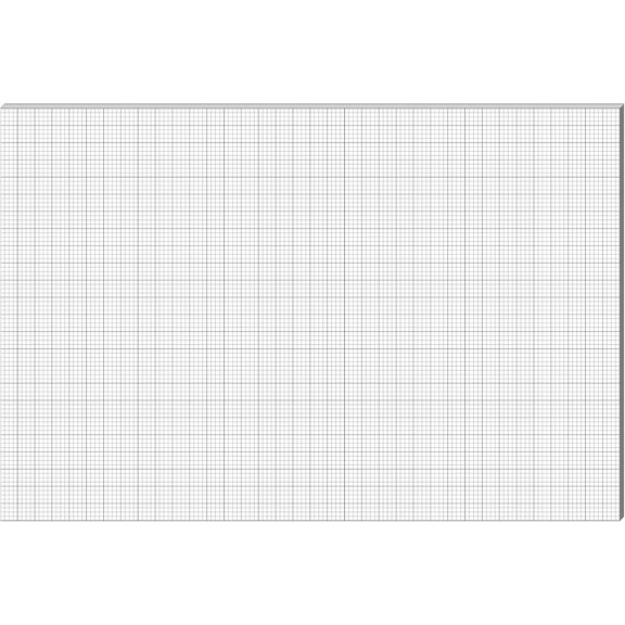50 Sheet Graph Paper Pad 24" x 36" Large Graph 1" and 1/4" Ruled Grid Paper for Engineer Architect Designer