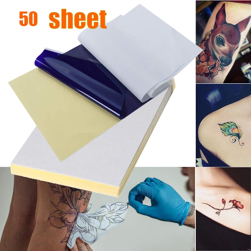 10-100X Tattoo Transfer Paper Stencil Carbon Thermal Tracing Paper for  Tattooing