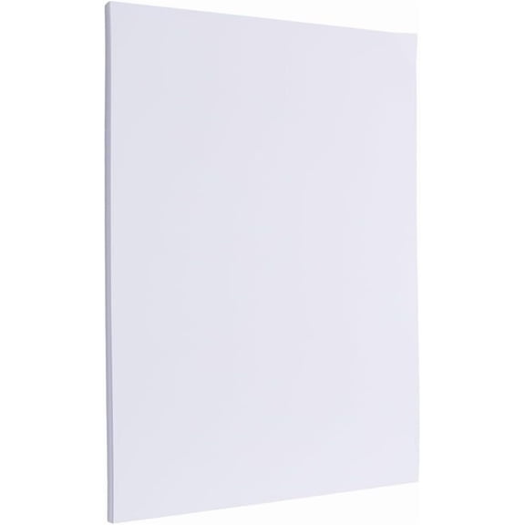 50 Sheets 8.3 x 11.7 inch Blank Cardstock Paper White Card Stock Paper Bulk 65lb Heavyweight Double Sided Printer Papers for Scrapbooking Painting Invitations Greeting Cards School Office White diy