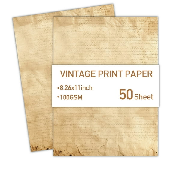 50 Sheets A 4 Letter Paper Writing Paper Double-Sided Printable Letter Paper Stationary Paper