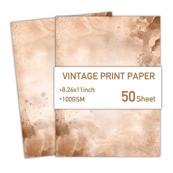 50 Sheets A 4 Letter Paper Writing Paper Double-Sided Printable Letter Paper Stationary Paper