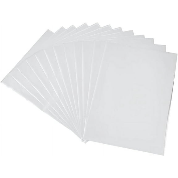 50 Sheets A4 Silver Reactive Foil Sheet Rectangle Toner Reactive Foil Paper A4 Transfer Sheets Paper Transfer Foil Sheets 11.41x7.28inch