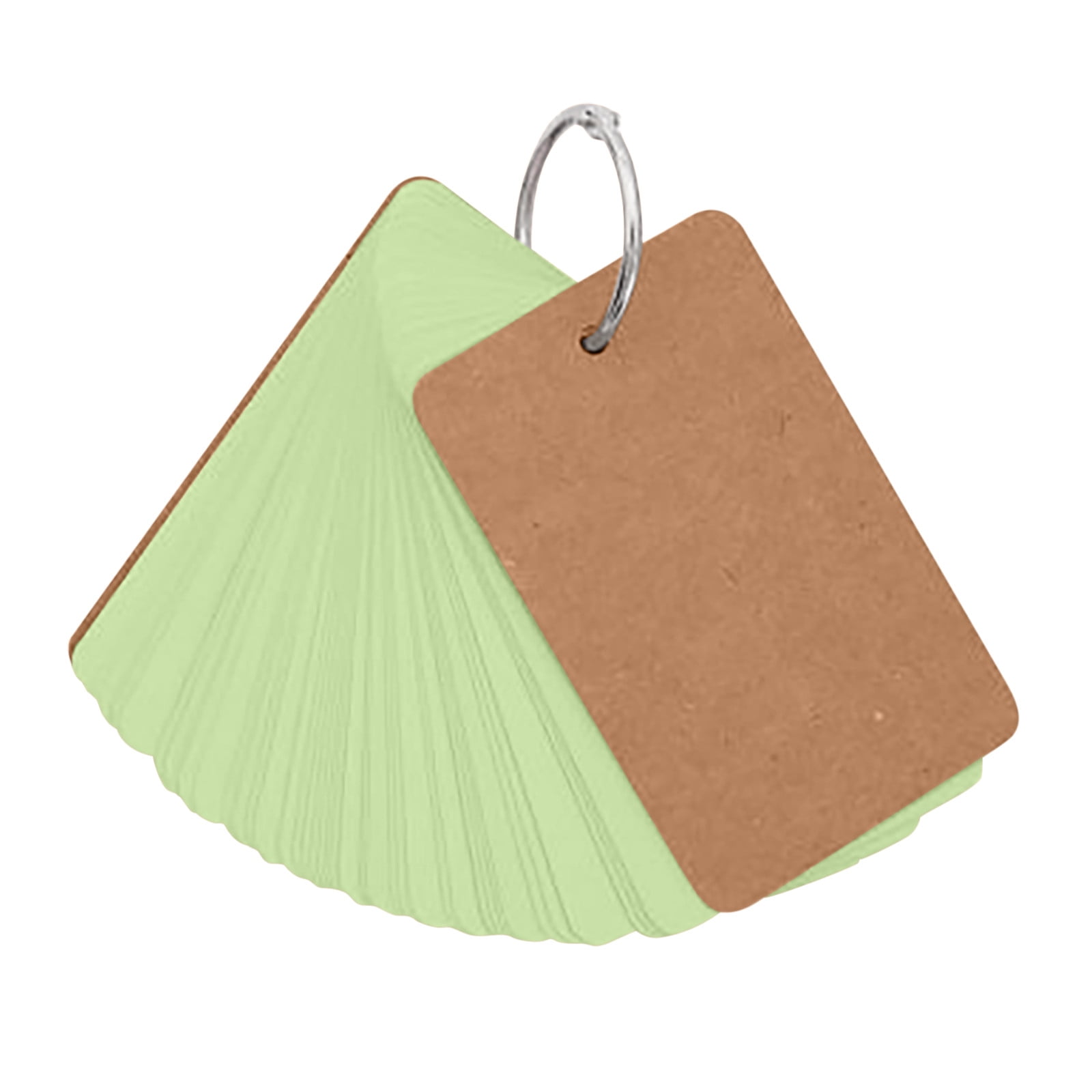 50 Sheets Blank Page Kraft Paper Notebook Study Card Portable Notepad ...