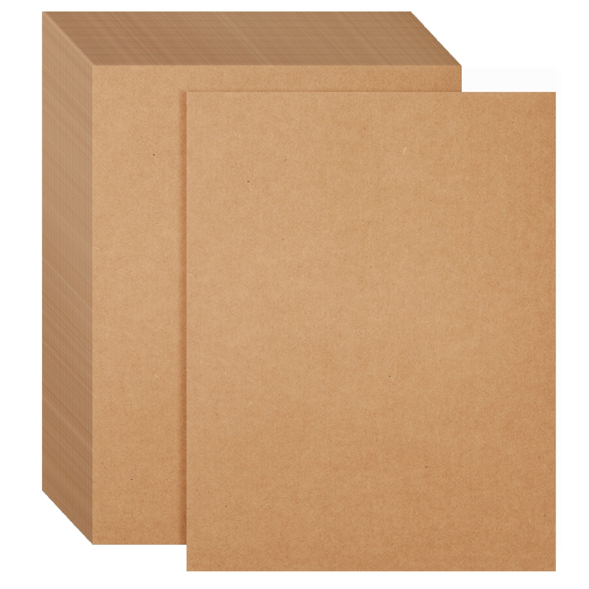 50 Sheets of Brown Kraft Paper or Wedding, Party Invitations,  Announcements, Drawing, DIY Projects, Arts and Crafts, Scrapbooking, Letter  Size, 176gsm