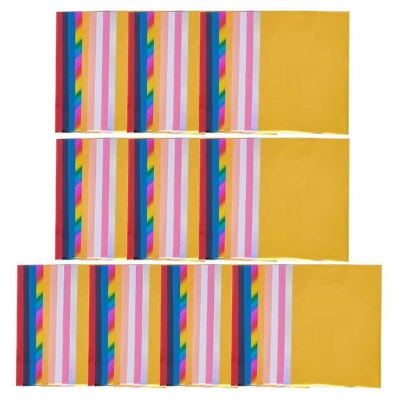 50 Sheets Creative Golden Reactive Foil A 4 Transfer Foil Paper for Business Card