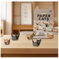 thumbnail image 1 of 50 Sheets DIY Paper Cats Kit, Cute Kitten Origami Papercraft Kit, Origami Paper to Fold Cute Cat Figures, Fun Craft Activity for Unisex, Desk Decoration & Gift for Cat Lovers 2Sets(Cats), 1 of 9