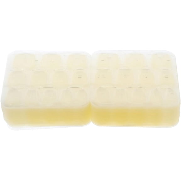 50 Sheets Double Side Glue il Sticker, Waterproofs Jelly Adhesive Tabs Flexible Fake il Glue Tips Press On il Sticky Tabs for Acrylic il Women Girls