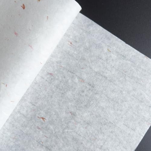 50 Sheets Handmade Mulberry Paper - A4 Fiber Rice Paper Decoupage Washi ...