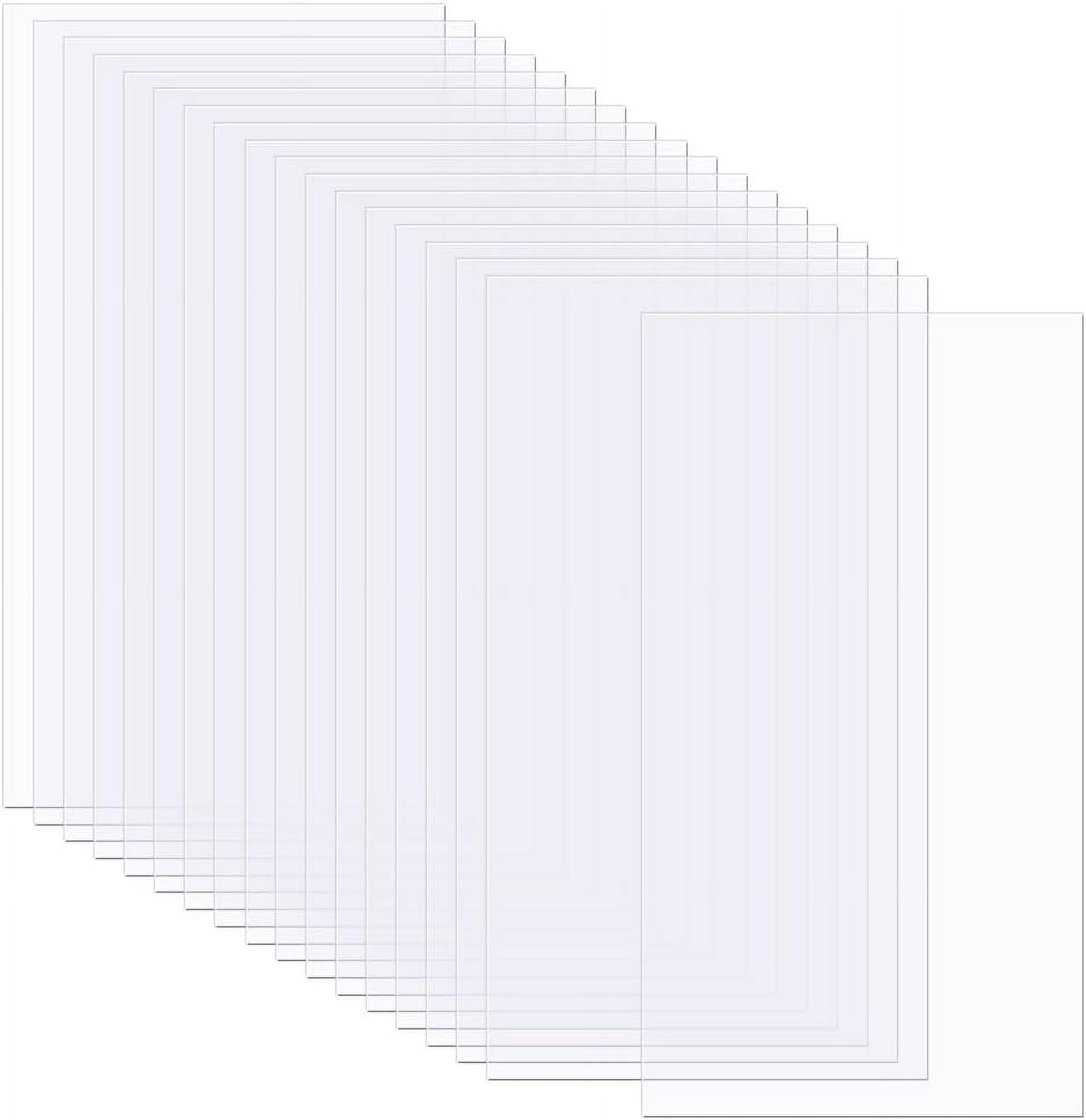 Transparency Sheet 50 Sheets Heat Resistant Clear Acetate Sheets 11.7x6.5