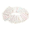 50 Sheets Mixed Flower Butterfly Cartoon Nail Art Water Transfer
