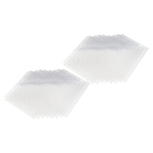 50 Sheets Photo Book Page Plastic Picture Book Sleeves Postcard Sleeves