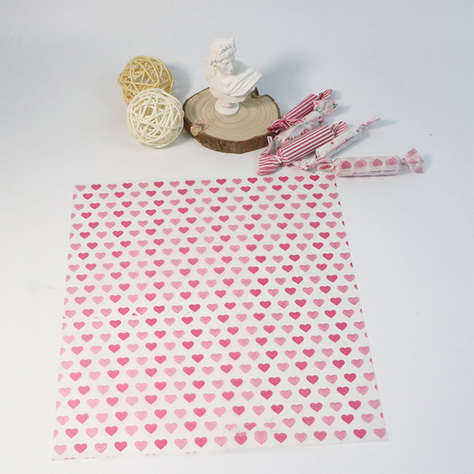 50 Sheets Printed Food Packaging Paper, Oil Resistant Paper for ...