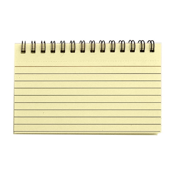 50 Sheets Spiral Bound Index Cards, 4.92X2.95 inch Lined Flash Card, Small Pocket Notebook, Colored Ruled Notecards, Portable Flip Spiral Memo Pads for Office Note Taking & Daily To-Do List