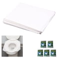 thumbnail image 1 of 50 Sheets Toilet Seat Covers Biodegradable Disposable Paper Travel Sanitary Lot, 1 of 4