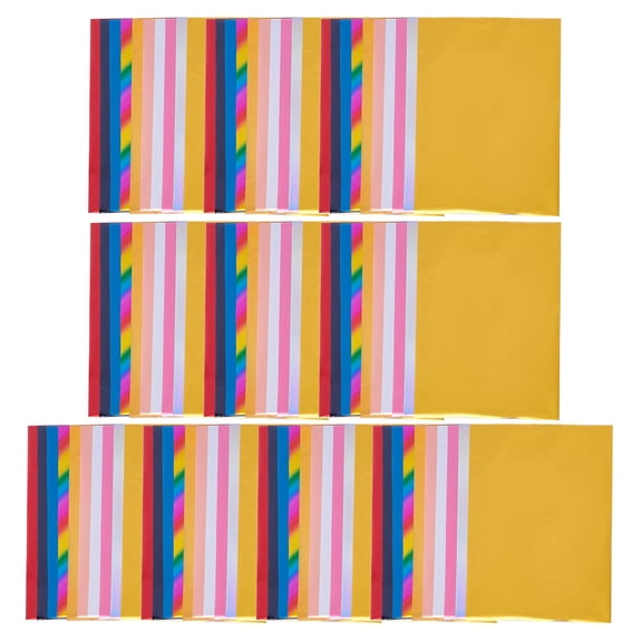 50 Sheets Toner Foil Golden Toner Foil Paper Transfer Foil Paper for Embossing Decoration