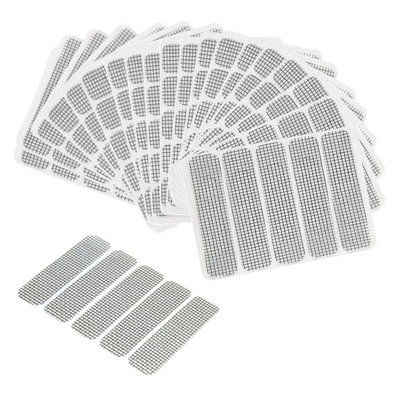 50 Sheets Window Screen Patches Repair Kit, Strong Adhesive Window Screen Mesh Tape for Mesh Screen Door, Strong Adhesive Fiberglass Quick Screen Repair Tape
