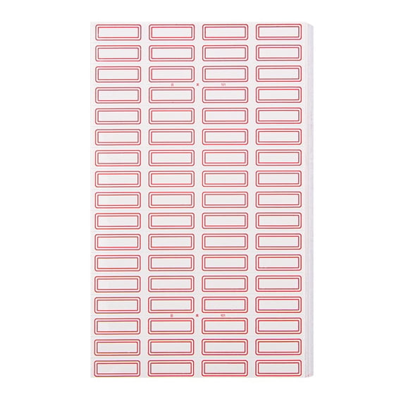50 Sheets Writeable Labels Adhesive Sticker Jams Label Small Blanks Sticker Sticker for Home School Office