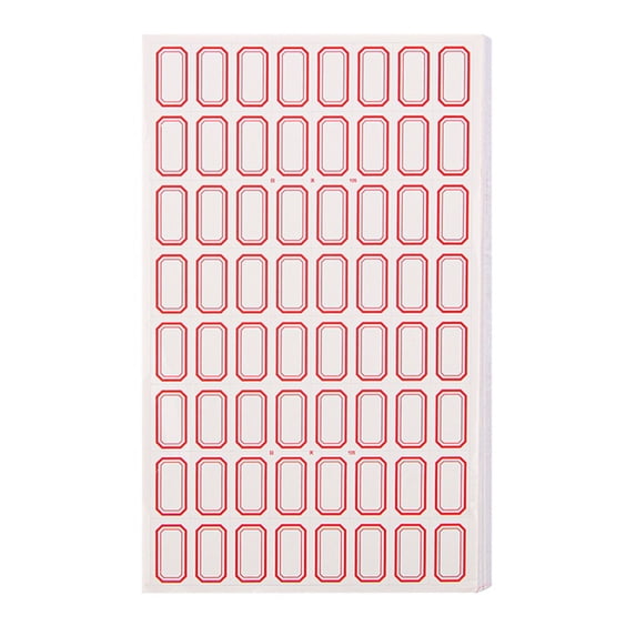 50 Sheets Writeable Labels Adhesive Sticker Jams Label Small Blanks Sticker Sticker for Home School Office