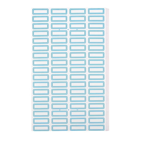 50 Sheets Writeable Labels Sticker Small Blank Sticker Adhesive Sticker