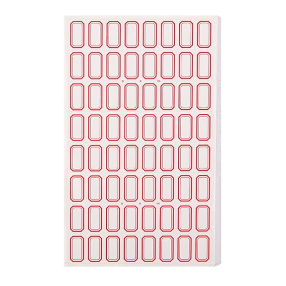 50 Sheets Writeable Labels Sticker Small Blank Sticker Adhesive Sticker