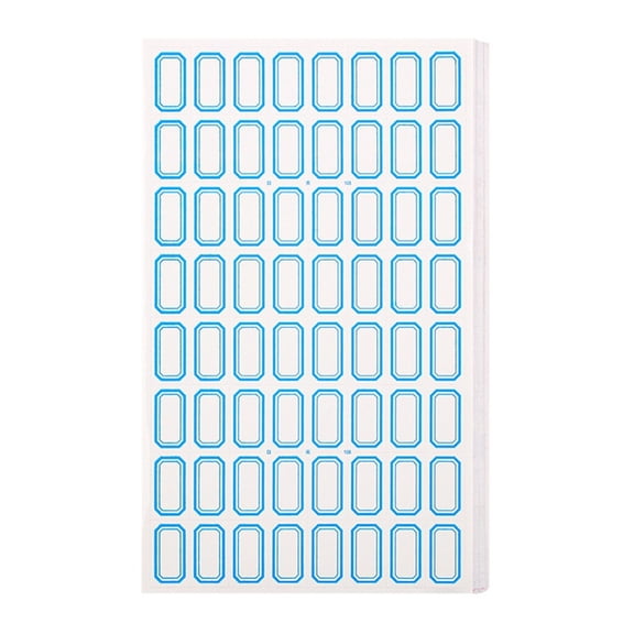 50 Sheets Writeable Labels Sticker Small Blank Sticker Adhesive Sticker