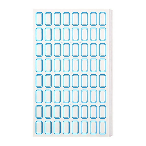 50 Sheets Writeable Labels Sticker Small Blank Sticker Adhesive Sticker