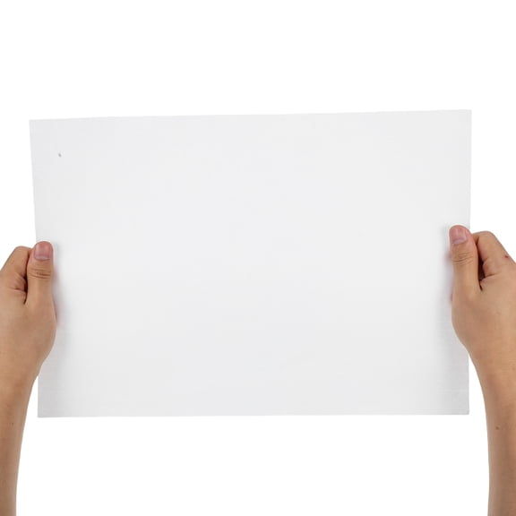 Homoyoyo Plain Rice Paper for Printing Plastic Desk White 50 Sheets