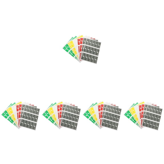 unbranded 50 Sheets of Stickers Cord Labels Computer Cable Labels Self-Adhesive Cord Tags Convenient Cord Labels