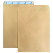 50 ShippingMailers 10 x 13 Kraft Catalog Envelopes /w Self Adhesive Flap