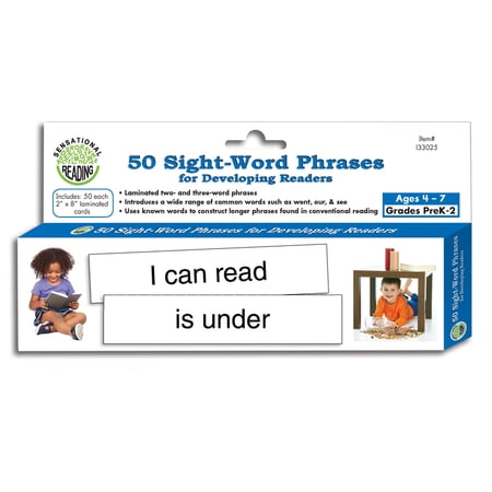 50 Sight-Word Phrases for Developing Readers | Bundle of 5 Packs