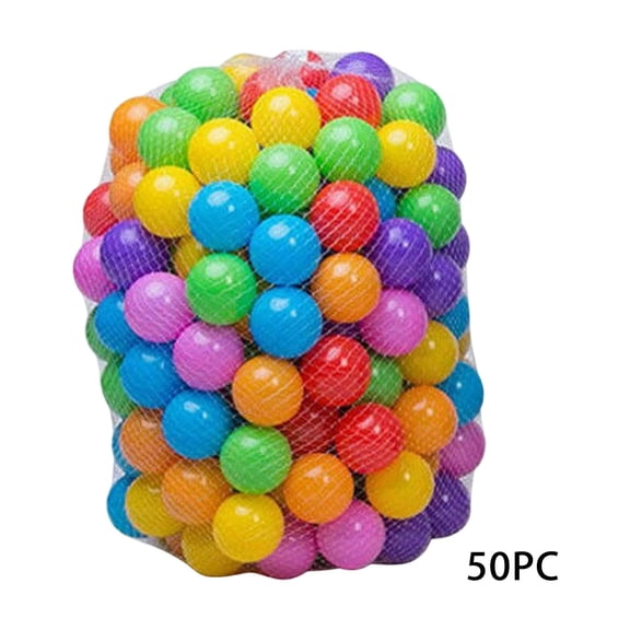 50 Soft Plastic Ball Pit Balls for Kids - 5.5cm Play Balls for Ball Pit, Play Tent, Kiddie Pool & Water Toys, Gift for Toddler Birthday, Christmas & Party Decoration (20/50 Count)