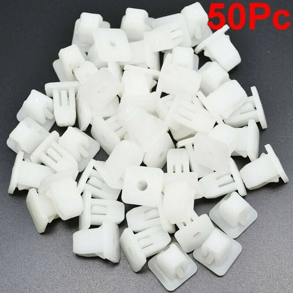 50 Square Car Auto Fender-Liner Fastener Rivet Push Clips Retainer 8*8.5mm Hole
