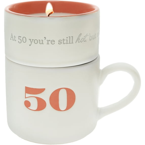 Pavilion Gift Company - 50 - Stacking Mug and Candle Set
100% Soy Wax Scent: Tranquility