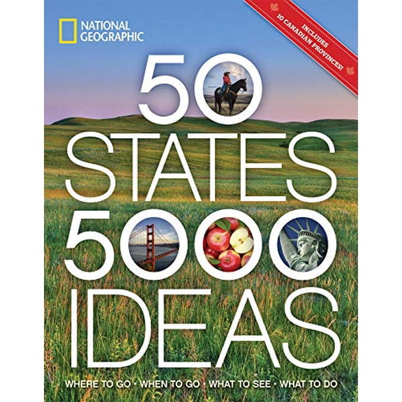Pre-Owned 50 States, 5,000 Ideas: Where to Go, When to Go, What to See, What to Do (Paperback) 1426216904 9781426216909