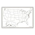 thumbnail image 1 of 50 States Map (Usa; Large; Foldable; 24" X 36"), 1 of 1