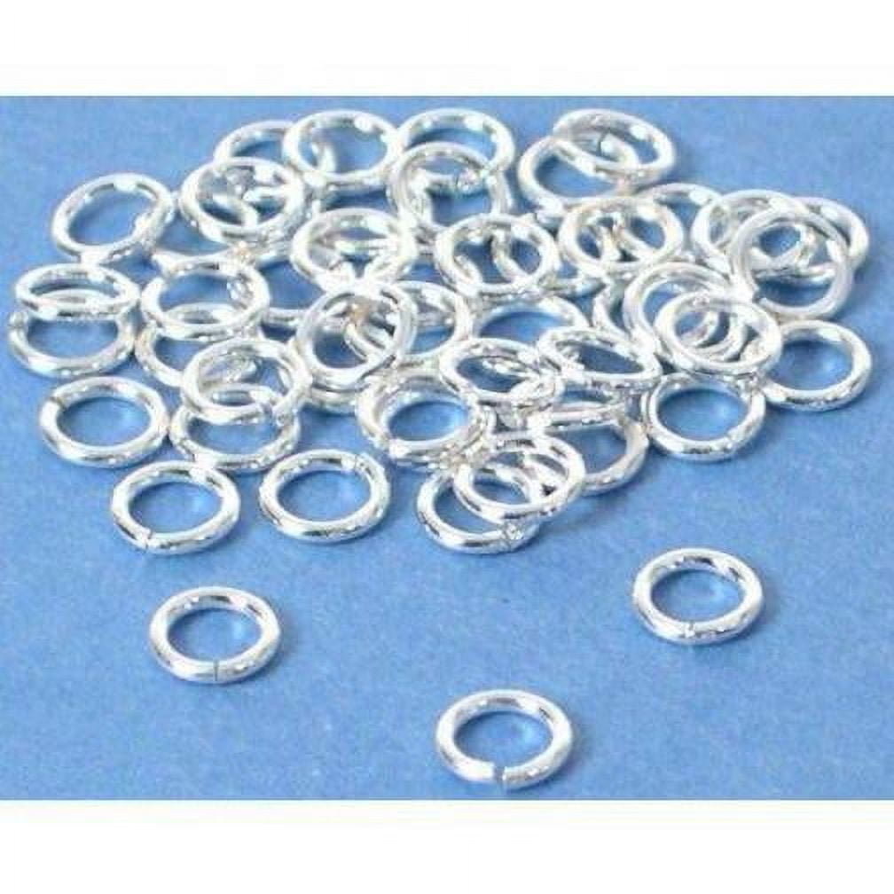 50 Sterling Silver Open Jump Rings Jewelry Findings 22 Gauge 4mm